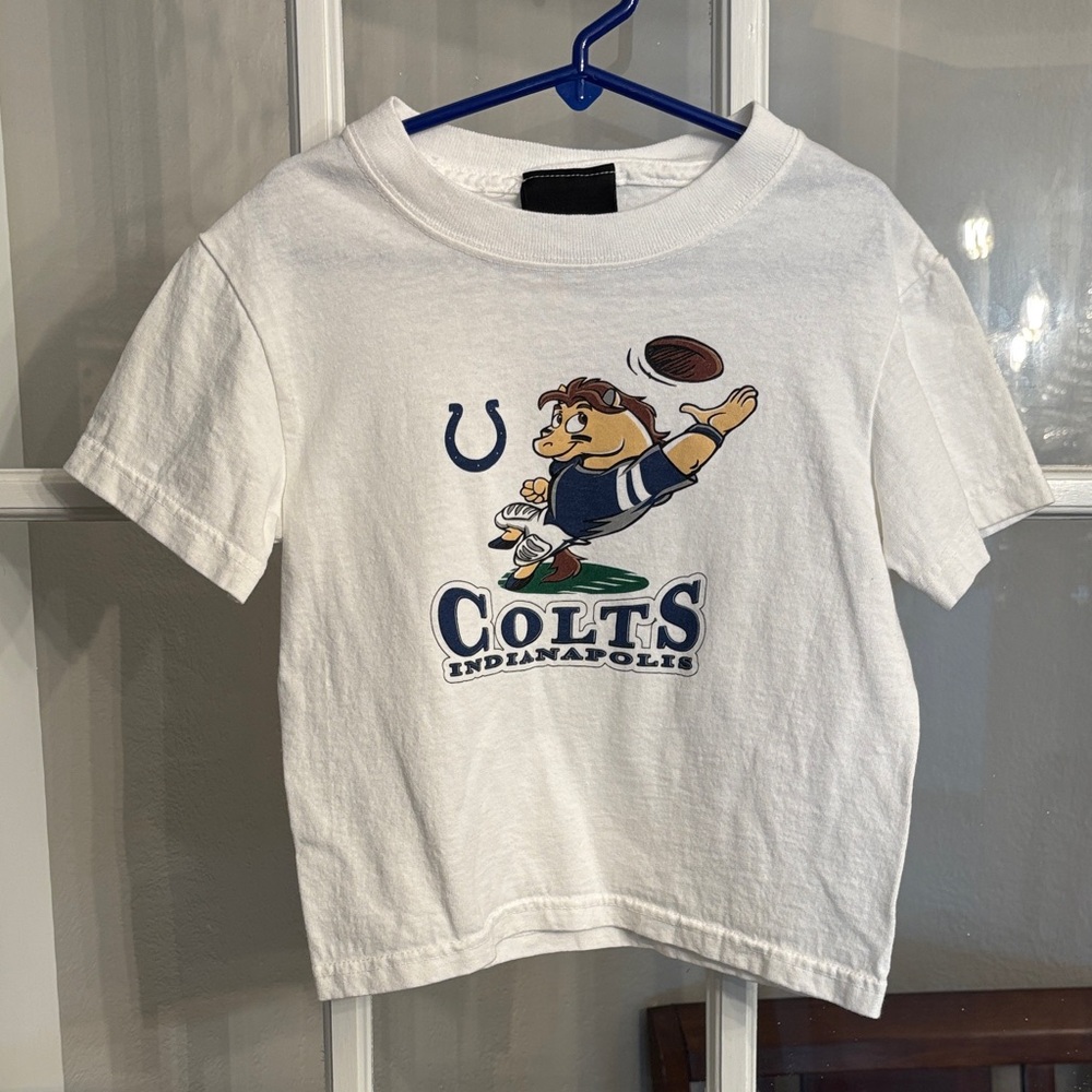 Reebok Kids White Colts Graphic Tee